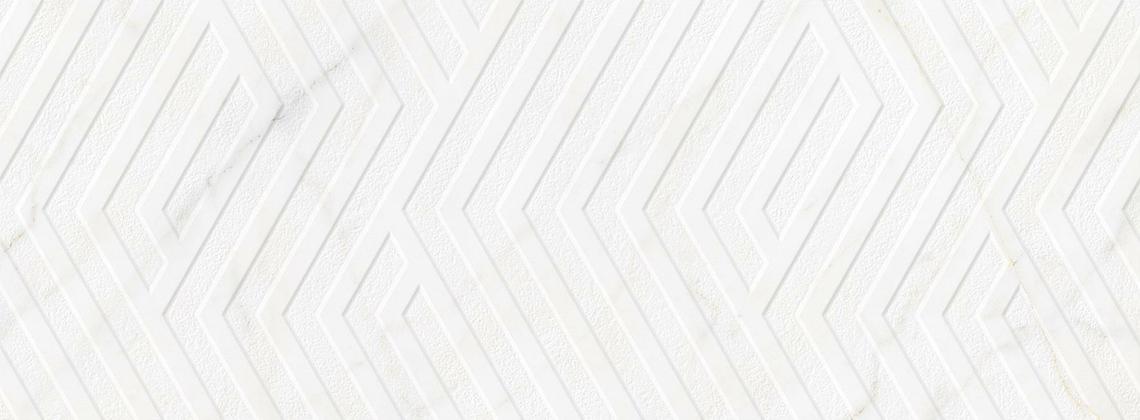 PRESTIGE WHITE MATT DECOR RECT. (29,5x90)