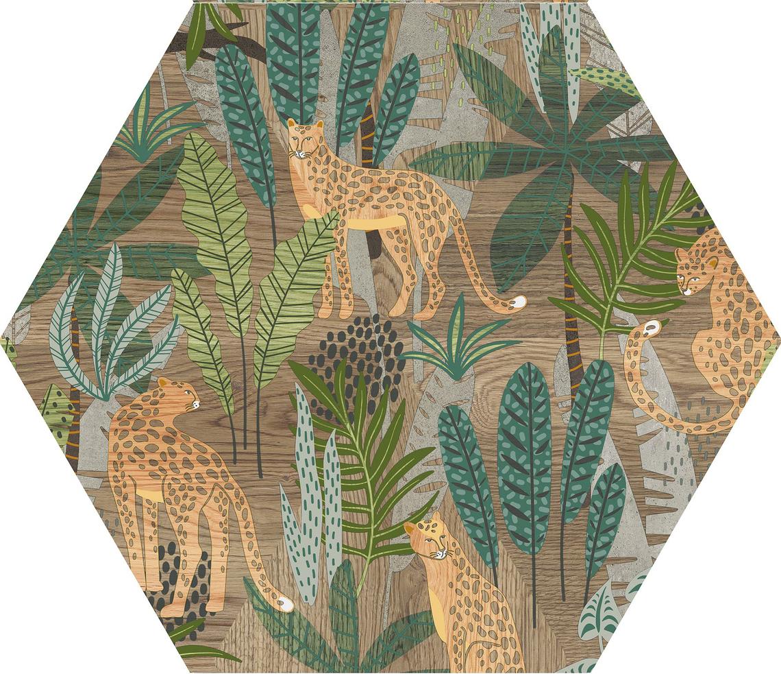 LIONS WOOD MATT (23x27)