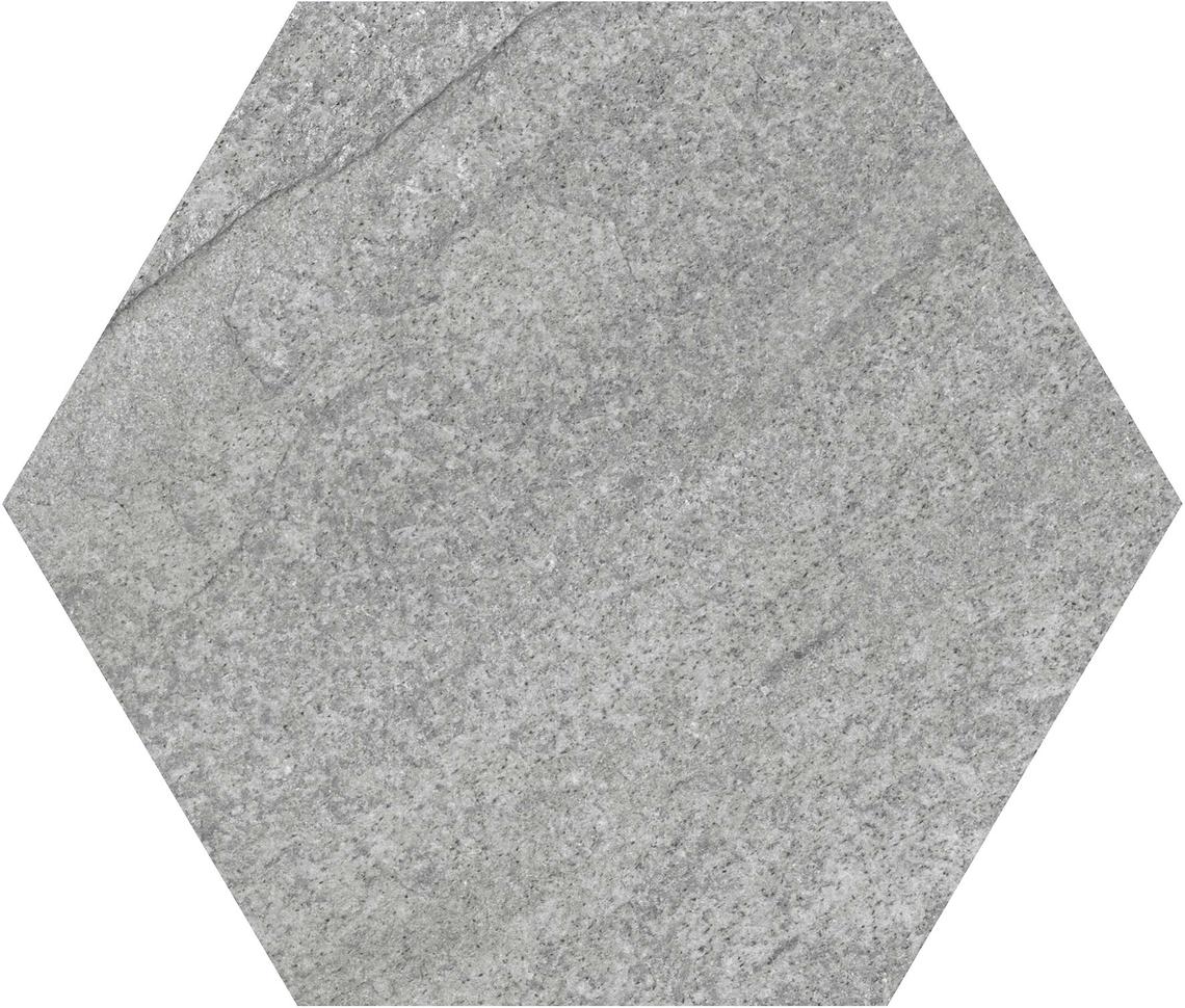 HEXA QUARTZITE GREY MATT (23x27)