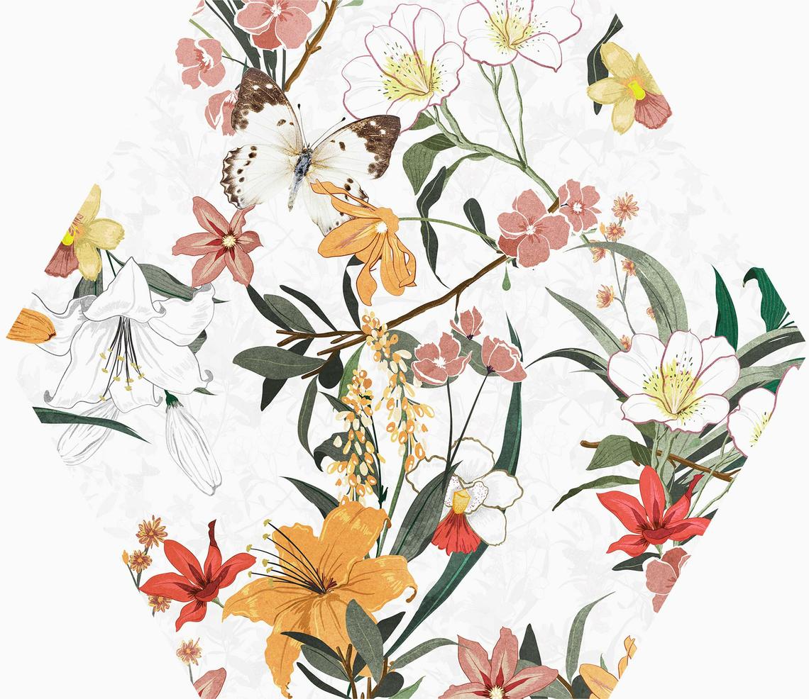 PARADISE WHITE MATT (23x27)